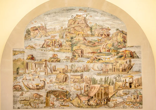 The Nile Mosaic - Palestrina — Stok Foto