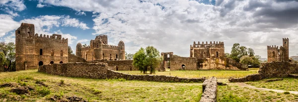 Panorama view at the Fasilides castle — Stock Photo, Image