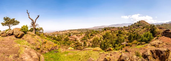 Vue panoramique sur les montagnes de Lalibela — Photo