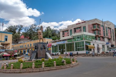 gondar şehir sokakta.
