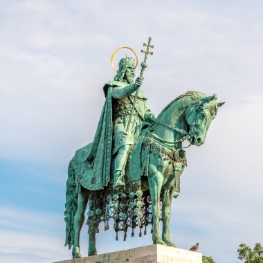 Kral saint stephen'ın heykel