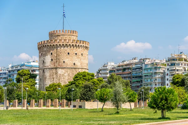 The White tower of Thessaloniki — Stock Photo, Image
