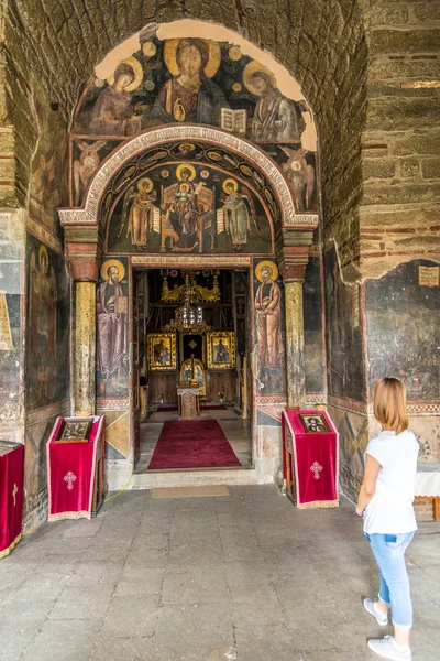 Gracanic je srbský pravoslavný klášter v Kosovu. — Stock fotografie