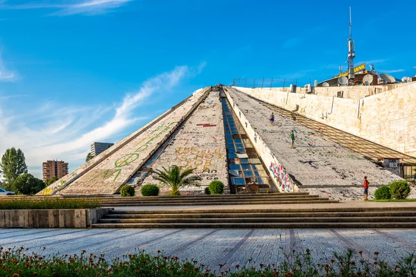 Pyramid of Tirana - International Center of Culture — Stock Photo, Image