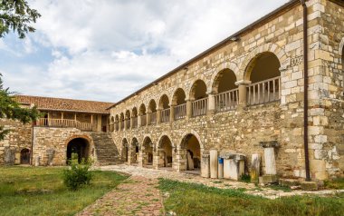 Monastery Pojan of Saint Mary in Apollonia. clipart