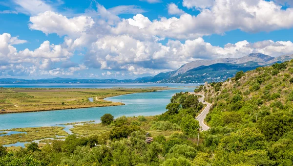 Butrint Arkeolojik Sit gölünde — Stok fotoğraf