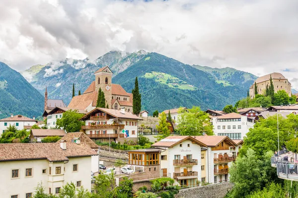 Scena Italien Juli 2021 Blick Auf Die Landschaft Von Scena — Stockfoto