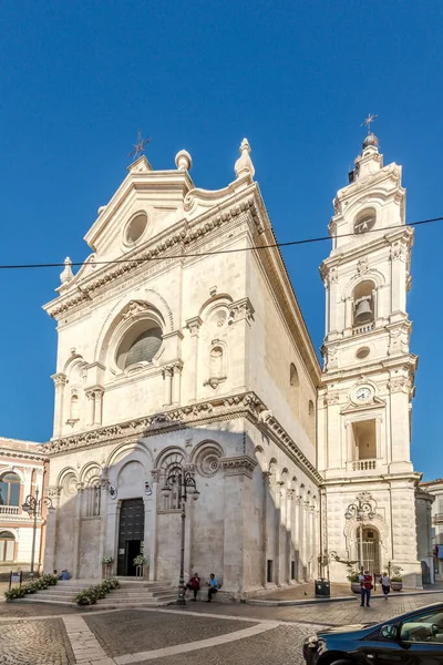 Фогия Италия Сентября 2021 Года Вид Собор Санта Мария Фовеа — стоковое фото