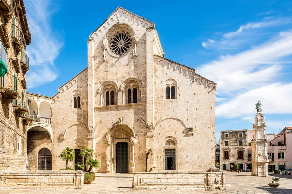 Bitonto Italien September 2021 Blick Auf Die Fassade Der Kathedrale — Stockfoto