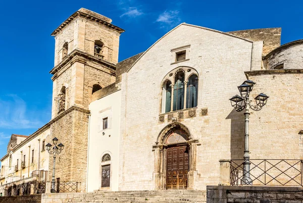Uitzicht Kerk Van San Francesco Assisi Straten Van Bitinto Italië — Stockfoto