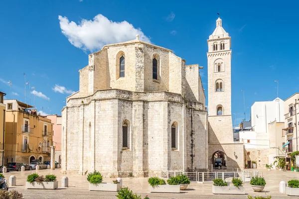 Uitzicht Kathedraal Van Santa Maria Maggiore Barletta Italië — Stockfoto