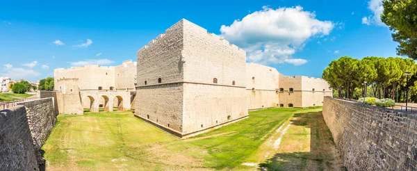 Panoramic View Fortress Barletta Town Italy — Stock Photo, Image