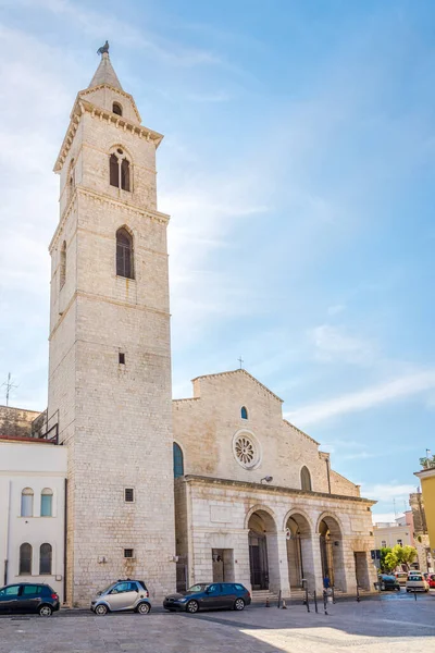 Vista Catedral Virgen María Las Calles Andria Italia — Foto de Stock