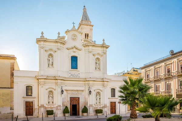 Iglesia Madonna Sel Carmine Las Calles Cerignola Italia — Foto de Stock