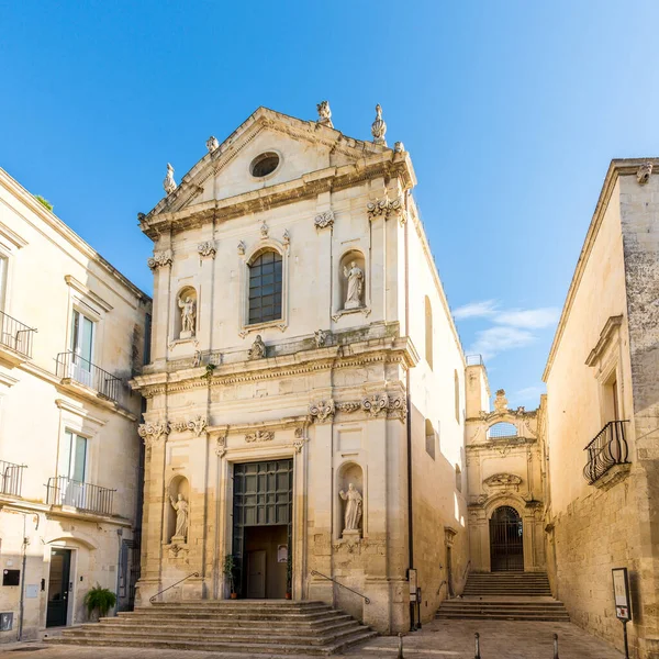 Veduta Della Chiesa Sant Anna Vie Lecce Italia — Foto Stock