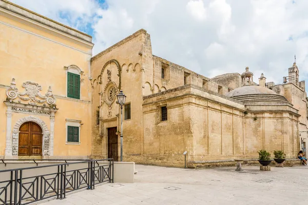 View Church San Domenico Streets Matera Italy — Stock Photo, Image