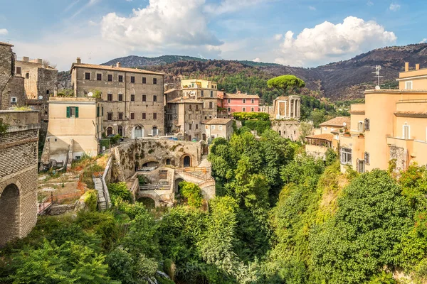 Utsikt Över Vestatemplet Den Gamla Staden Tivoli Italien — Stockfoto