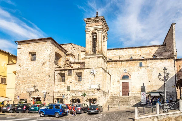 Narni Italië September 2021 Uitzicht Kathedraal Van Saint Juwenal Straten — Stockfoto