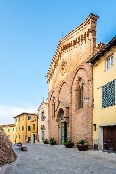 Utsikt Över Katedralen San Miniato Gatorna Lari Italien — Stockfoto