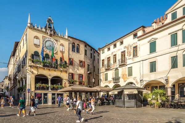 Bassano Del Grappa Italië September 2021 Belangrijkste Plaats Van Bassano — Stockfoto