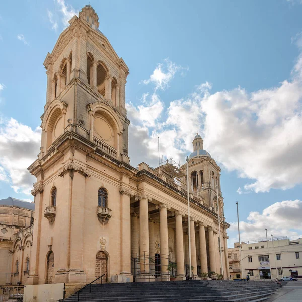 Paola Malta Octubre 2021 Vista Iglesia Cristo Rey Las Calles — Foto de Stock