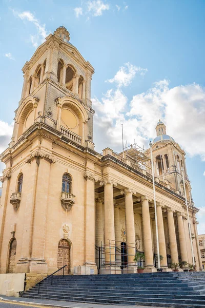 Widok Kościół Chrystusa Króla Ulicach Paoli Malcie — Zdjęcie stockowe