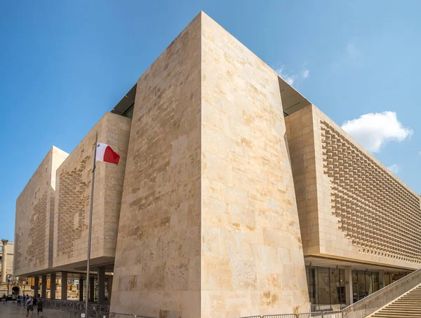 Valetta Malta Octubre 2021 Vista Edificio Del Parlamento Valetta Valetta —  Fotos de Stock