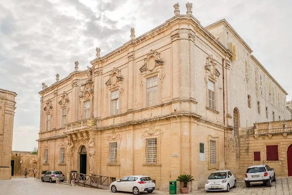 Mdina Malta Octubre 2021 Vista Museo Catedral San Pablo Mdina — Foto de Stock