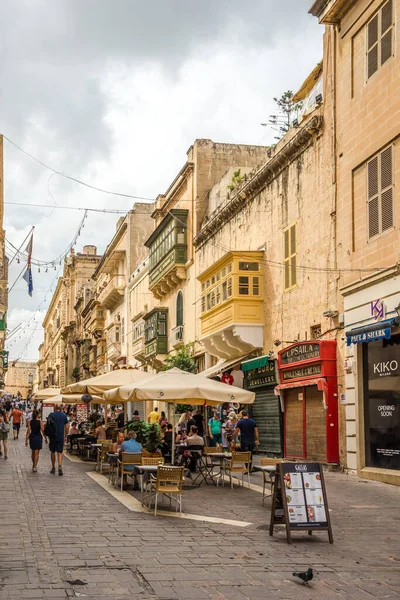 Valetta Malta Ekim 2021 Valetta Sokaklarında Valetta Malta Nın Başkentidir — Stok fotoğraf