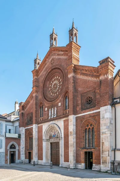 Widok Kościół San Marco Ulicach Mediolanu Włoszech — Zdjęcie stockowe