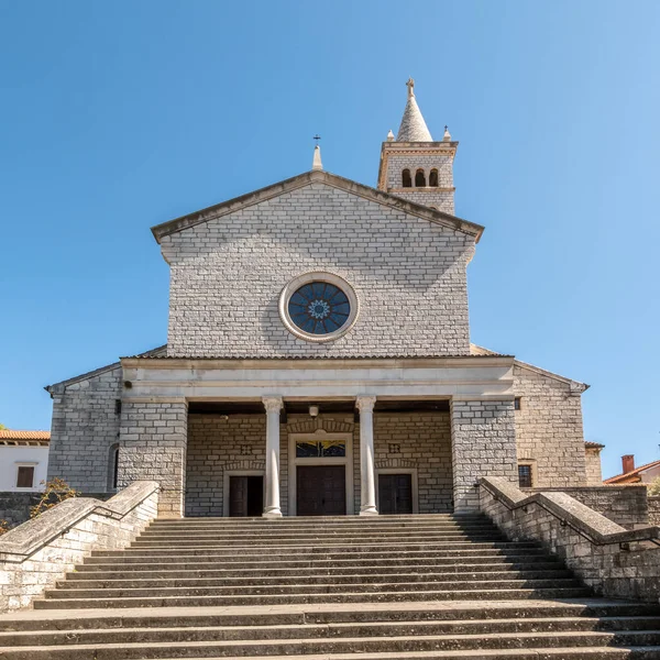 Utsikt Över Kyrkan Saint Anthony Gatorna Pula Kroatien — Stockfoto