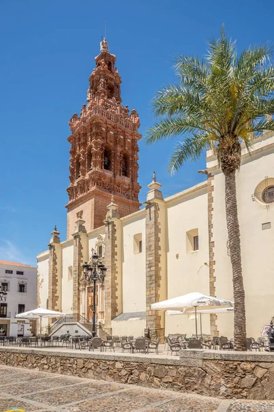 Jerez Los Caballeros Spain May 2022 View Church San Miguel — Stock Photo, Image