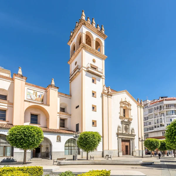 스페인 Badajoz 2022 Badajoz 거리에 Church Saint John 디아나 좌안에 — 스톡 사진