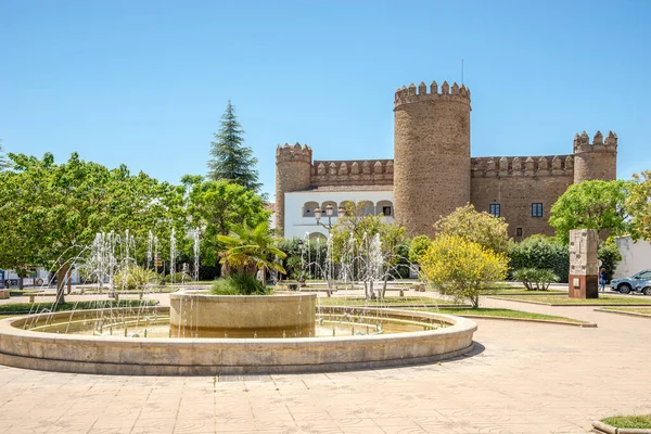 Zafra Ισπανια 2022 Θέα Στο Σιντριβάνι Κάστρο Zafra Στην Ισπανία — Φωτογραφία Αρχείου