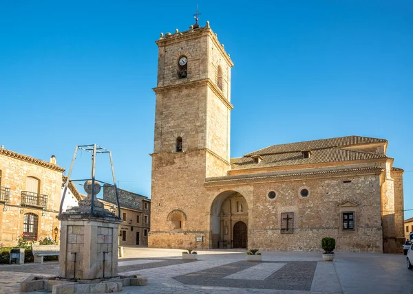 View Church San Antonio Place Toboso Spain — Stock Photo, Image