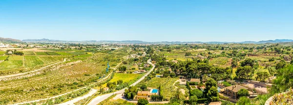 Uitzicht Het Platteland Vanaf Het Klooster Santa Maria Maddalena Novelda — Stockfoto