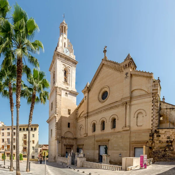 Xativa Spain May 2022 View Basilica Santa Maria Streets Xativa — Stock Photo, Image