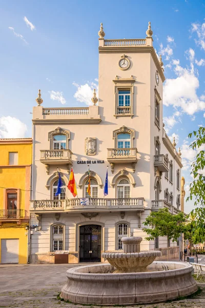 Vista Para Câmara Municipal Vall Uixo Cidade Espanha — Fotografia de Stock