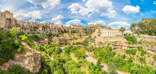 Panoramatický Výhled Krajinu Města Cuenca Španělsku — Stock fotografie