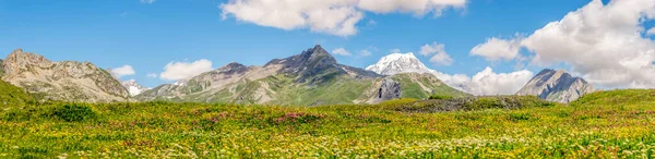 Panoramic View Petit Saint Bernard Pass Savoy France — Φωτογραφία Αρχείου