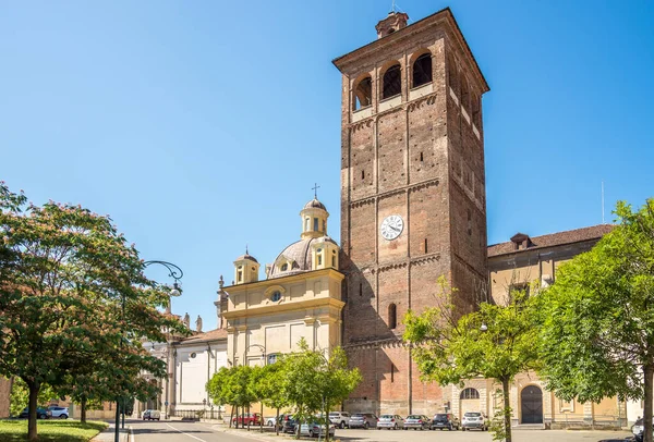 Vercelli Italy June 2022 View Bell Tower Cathedral Saint Eusebio — 图库照片