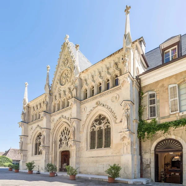 View Chapel Hautecombe Abbey Former Cistercian Monastery Bourget Lake Savoy — Foto Stock