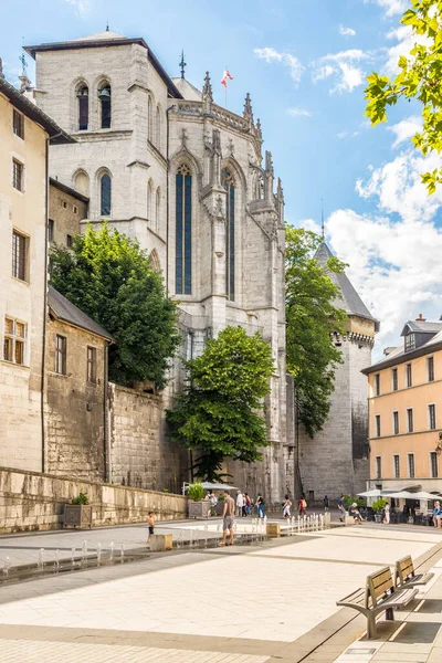 Chambery France June 2022 View Chateau Place Chambery Chambery Prefecture — Fotografia de Stock