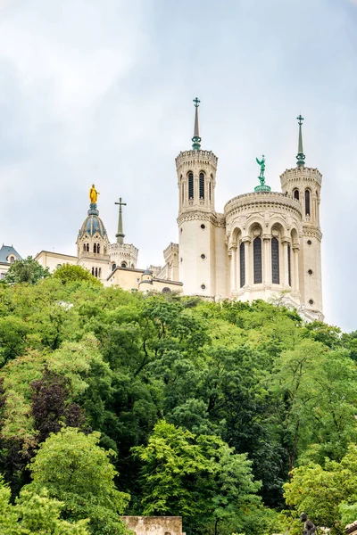 View Basilica Notre Dame Lyon France — Stockfoto