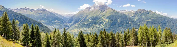 Panoramic View Hills Rosier Town Savoie Alps France —  Fotos de Stock