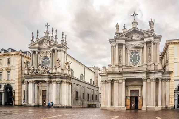 Вид Церковь Санта Кристина Сан Серло Слева Направо Мбаппе Италия — стоковое фото