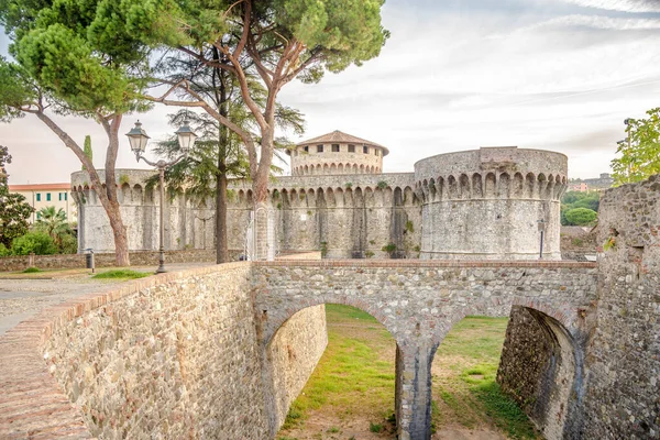 Blick Auf Die Festung Von Sarzana Ligurien Italien — Stockfoto