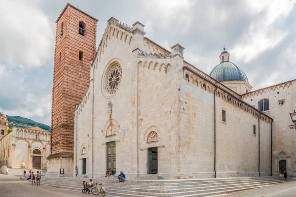 Pietrasanta Italia Septiembre 2022 Vista Catedral San Martino Pietrasanta Pietrasanta — Foto de Stock