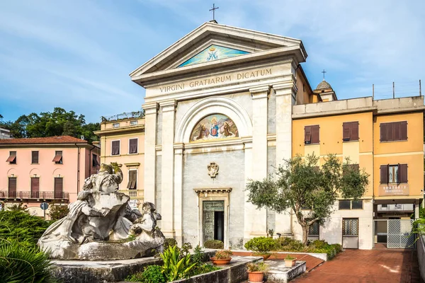 Carrara Itália Setembro 2022 Vista Para Igreja Nossa Senhora Nas — Fotografia de Stock