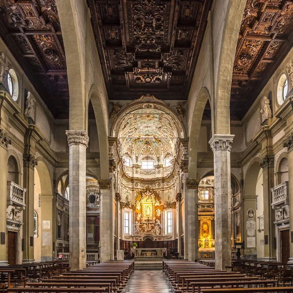 Sarzana Italia Septiembre 2022 Vista Interior Catedral Santa Maria Assunta — Foto de Stock